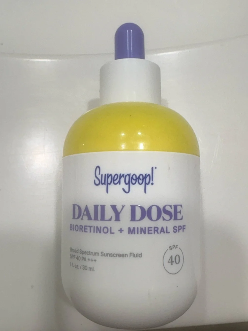 NWOT Supergoop! Daily Dose Bioretinol + Mineral SPF 40 Sunscreen